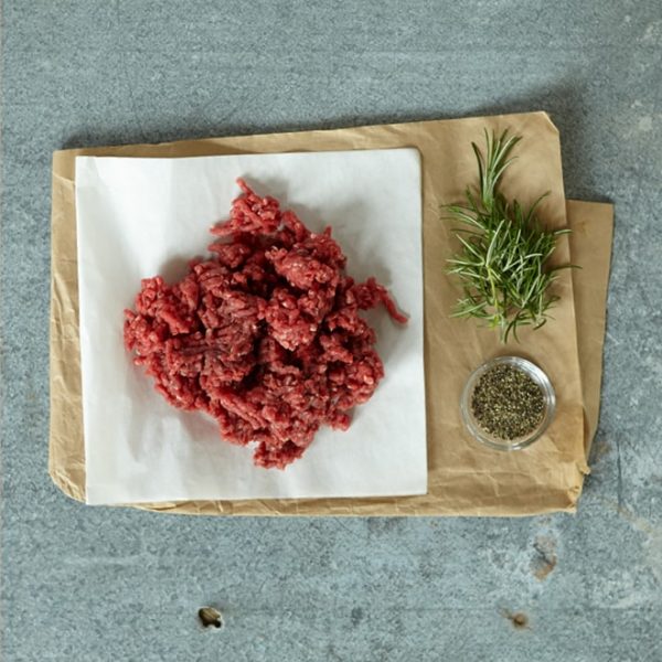 Pasture-fed beef steak mince